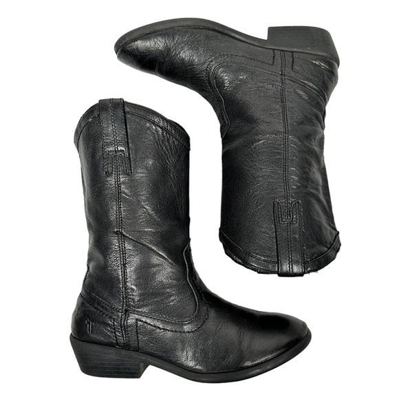 FRYE Billy Short Leather Boots - Picture 11 of 11